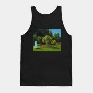 Lady in the garden - Claude Monet Tank Top